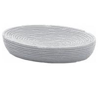 Gedy Porta sapone appoggio (14,4x9,8x2,8cm) GEMINI Bianco rigato GM1102