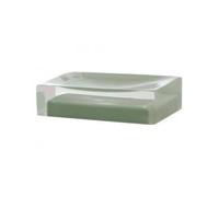 Gedy - Porta Sapone appoggio Rainbow Verde 11 x 7 x 3 cm RA11 07