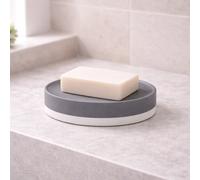 Gedy Porta Sapone in Ceramica Grigio Linea New Mizar