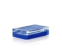 Gedy Porta saponetta Rainbow Color Blu