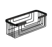 GEDY Portaoggetti Doccia da Appendere Portasapone bagno Inox Nero 2419/141