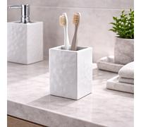 Gedy Portaspazzolini Bianco in Ceramica Linea New Martina