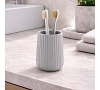 Gedy Portaspazzolini Grigio in Ceramica Linea Marika