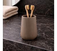 Gedy Portaspazzolini Tortora in Ceramica Linea Marika