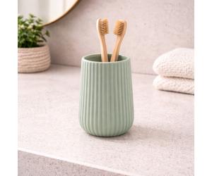 Gedy Portaspazzolini Verde Salvia in Ceramica Linea Marika