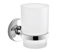 Gedy Portaspazzolino da parete Felce Plus Cromo