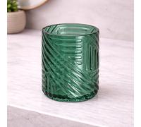 Gedy Portaspazzolino in Vetro Verde Linea Corinne