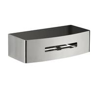 Gedy | Poseidon Portaoggetti Doccia Rettangolare Cromato in Acciaio, Dimensioni 7,2 x 24 x 12,3 cm e Peso 0,815 kg