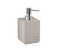 Gedy Quadrotto Dosatore di sapone, resina, Tórtora, 8.2 x 8.2 x 16