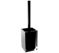Gedy RA33-14 Portascopino per WC, 5,1 cm L x 9,8 cm W, nero