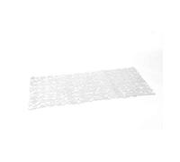 Gedy G-River Tappeto Vasca Antiscivolo con Ventose, Misure: 35x70, Tappetino Bagno in Resina, Finitura Trasparente, Design R&S, Made in Italy, Tappeto Lavabile in Lavatrice, 2 Anni di Garanzia