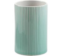 Gedy Sabina porta spazzolini, in ceramica, acqua, 7,5 x 7,5 x 11