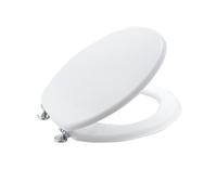 GEDY Sedile copriwater wc G-Smeraldo in medium density c/laccatura bianco 4007