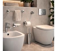 Gedy Set 4 Accessori a Muro in Acciaio Inox Cromato Linea Felce