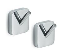 Gedy Set appendini da bagno 2 pz (4,7x3,1x4,9cm) TONGA Cromo lucido TO27 13