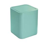Gedy Seventy Gettacarta, Misure e peso: 24,6X20X20 CM & 0,47 KG, Pattumiera bagno in resine termoplastiche, Finitura acquamarina, Design Matteo Thun, 2 anni di garanzia