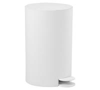 Gedy Sharon Pattumiera con pedale e coperchio 3 litri Bianco Opaco