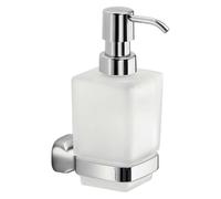 GEDY STELVIO DOSASAPONE A PARETE IN ACCIAIO INOX CROMATO