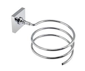 Gedy Supporto Asciugacapelli Fuji, Cromall, Cromo, 10,4 x 13,8 x 8,1 cm