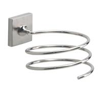 Gedy Supporto Fuji Asciugacapelli, Cromall, Spazzolato, 10,4x13,8x8,1cm