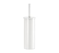 Gedy Bianco, Taipei, Scopino WC, Scovolino Bagno Realizzato in Acciaio Inox, Garanzia 2 Anni, Misure 36 x 8,4 x 8,4 CM, Design R&S, Unica