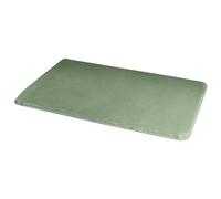 Gedy | Tappeto Bagno Fuzzy Verde, Morbido Tappeto Doccia Antiscivolo in Poliestere, 50x80cm