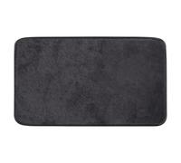 Gedy Tappeto da bagno Fuzzy 80x50cm Nero