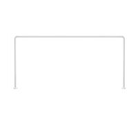 Gedy Telaio Tenda Doccia angolare Bianca, Misure: 80X170X80 CM, Lunghezze Tubi Sono rifilabili, Adatto a Tende Larghe dai 180cm ai 240cm, Asta Doccia in Acciaio, Design R&S, 2 Anni di Garanzia
