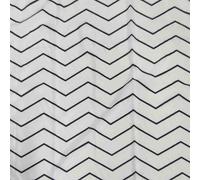 Gedy Tenda 120 x 200 cm Zigzag Bianco-Nero
