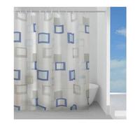 Gedy Tenda doccia in plastica (240x200cm) FRAME Azzurro e Grigio TVI 1349 2430