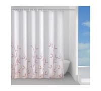 Gedy Tenda doccia FLORA TTE 1320 2430 in tessuto 240x200 cm Rosa e Giallo