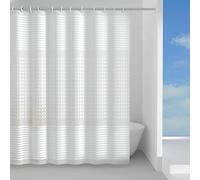 Gedy Tenda Doccia Tic-Toc in PEVA 240x200 CM. Bianco