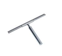 Gedy Tergivetro per doccia Thor realizzato in Ottone, Finitura Cromata | Tergivetro con tergigoccia in gomma termoplastica e manico in ottone. Misure l 26 x p 2,5 x h 17 cm.