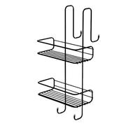 Gedy Tito Portaoggetti doppio appeso nero opaco