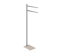 Piantana porta asciugamano portasalviette Gedy Trilly cromato/beige TR31-03