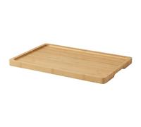 GEDY | Vassoio Ilan, Porta Oggetti Rettangolare in Bambù, Colore Legno Naturale, 1,8x34x23cm