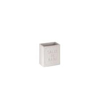 Gedy Vivienne portaspazzolini, Ceramica, Bianco, Taglia unica