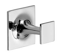 Gedy Wizard Appendiabiti da Parete, Misure: 4,9X4,9X4,6 CM, Appendi Abiti in Ottone e Cromall®, Finitura cromata, Fissabile con Biadesivo 3m, Design R&S, 2 Anni di Garanzia