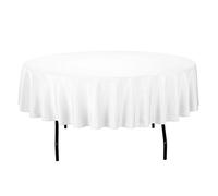 Gee Di Moda GDMPRD70W tovaglie, Poliestere, Bianco