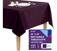 Gee Di Moda - Tovaglia Rettangolare, 152 x 213 cm, in Poliestere Lavabile, Ideale per Buffet, Feste, cene, Vacanze, Matrimoni e Altro 60 x 84 Rectangle Tablecloth Eggplant Rectangle Tablecloth