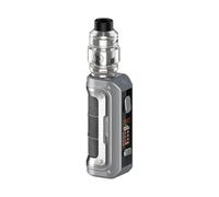 Gee-'kVape Max100 Kit 100 W Vape (Argento) 5,5 ML Atomizzatore Z Sub Ohm 2021 Tank Resistenza Z Coil 0,2Ω/0,25Ω Batteria 21700/18650 [Batteria esclusa] originale Kit Aegis Max 2 Mod - No Nicotine