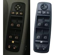 GEEANDLY Interruttori a pulsante per auto Pulsantiera Finestra A1698206710 Compatibile con Classe A W169 Classe B W245 2006-2012