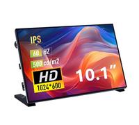 GeeekPi 10.1 Inch LCD Screen for Raspberry Pi, 1024x600 IPS LCD Display, HDMI Portable Monitor for Raspberry Pi 5/Pi 4B/3B+/3B/B+/Zero/400, Win11/10/8/7, Free Driver (Non-Touch)