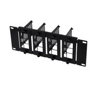 GeeekPi 10" 2U Rack Mount for Raspberry Pi 5/4B/3B+/3B, holds up to 4 Raspberry Pi Boards, compatible with DeskPi RackMate T1/T0/T2/10" Network Cabinet