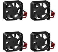 GeeekPi 4PCS Raspberry Pi Ventola di Raffreddamento 40x40x10mm,DC 5V Brushless CPU Ventola di Raffreddamento per Raspberry Pi 4 Modello B, 3B +, Raspberry Pi 3/2 Modello B (Nero)