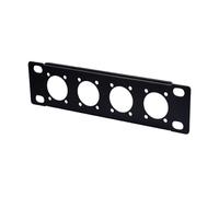 GeeekPi 7 inch Rack Mount Panel 1U 4-hole D-type Patch Panel for DeskPi RackMate TT Network Cabinet/Server Rack