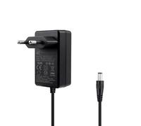 GeeekPi Adattatore CA - Alimentatore 12V 2A, Convertitore da CA 220V a CC 12V, 24W, Cavo da 1,2 m, Spina DC da 5,5 mm, per Pannello Ventola Quadrupla GeeekPi 1U e Pannello Ventola Doppia 2U