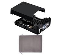 GeeekPi Argon Neo 5 Blck Custodia per Raspberry Pi 5 con built-in Fan, Raspberry Pi 5 alluminio custodia, Argon Neo 5 Blck Case with Removable Top Cover (Black)