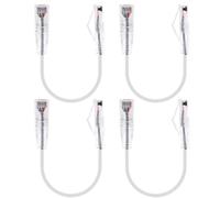 GeeekPi Confezione da 4 cavi Ethernet Cat6A schermati corti antigroviglio (0,2 m)