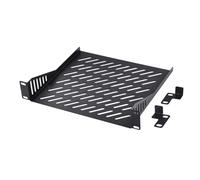 GeeekPi DeskPi Rack Shelf 10'' 1U scaffale server scaffali ventilati per buona circolazione dell'aria montaggio a sbalzo, ripiano armadio di rete, vassoio di montaggio per alloggiamento del computer